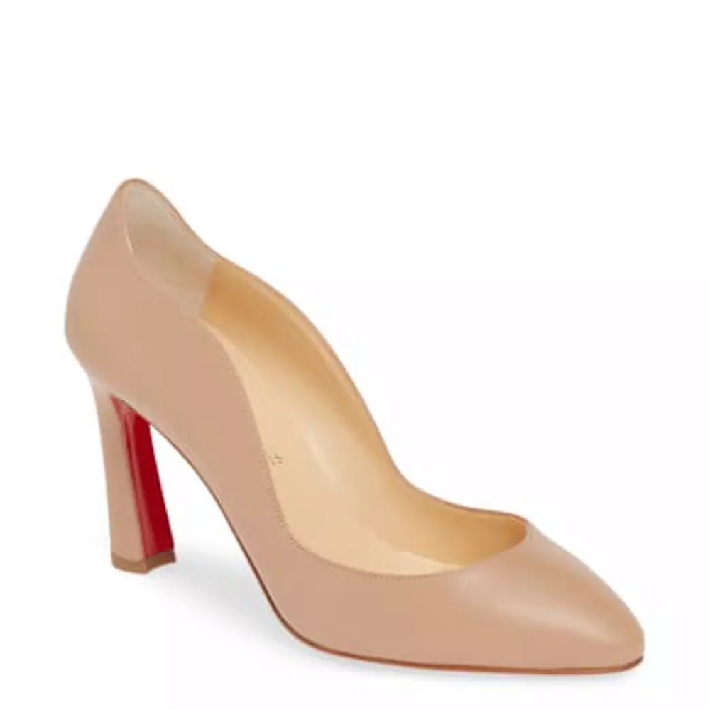 Christian Louboutin Agneska 85 Nude Nappa 40 BNIB